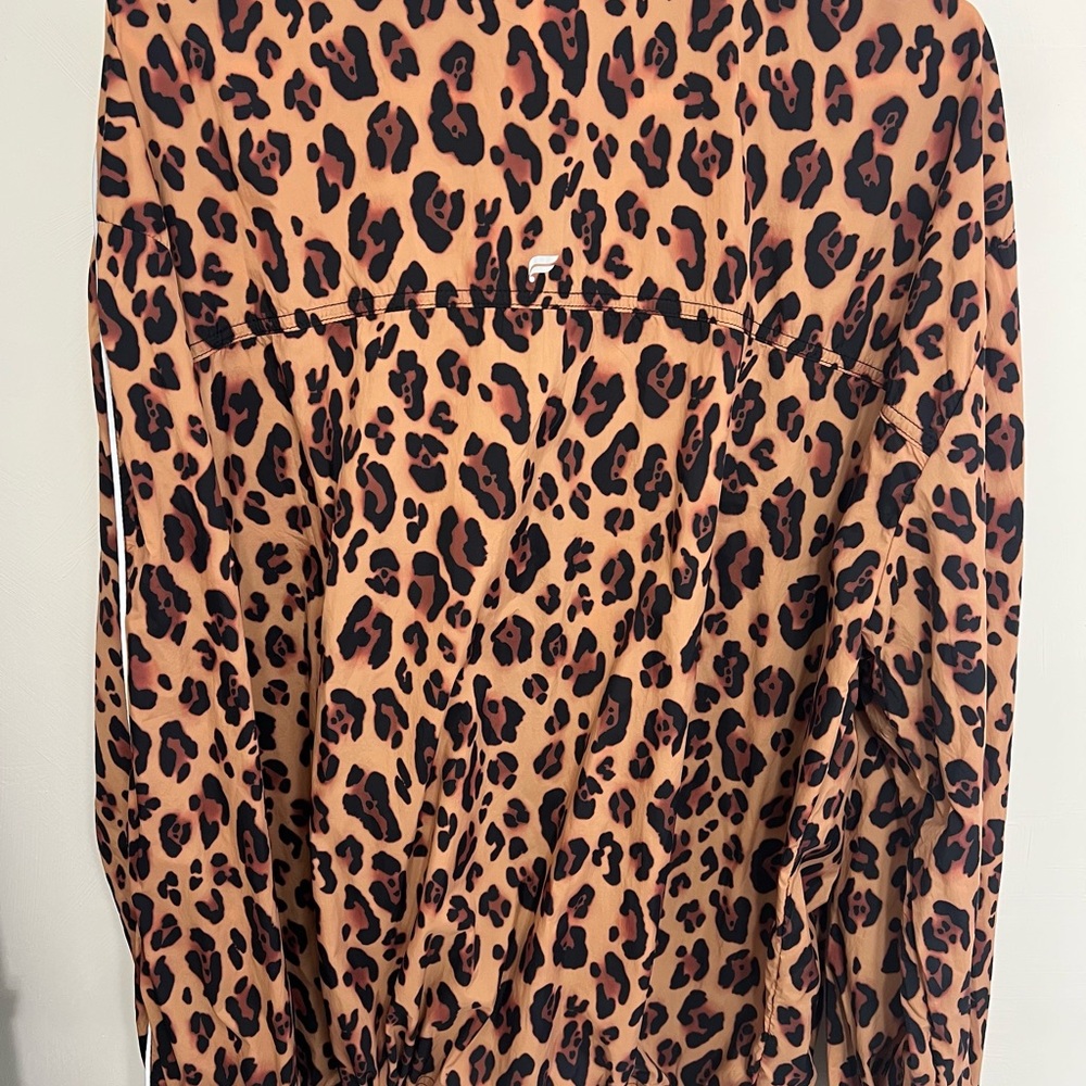 Fabletics Leopard Print Windbreaker - Picture 2 of 6